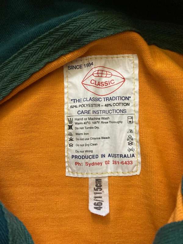 Rugby : Australian Supporters Jersey no 7