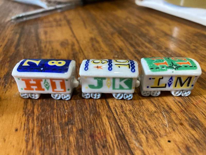 Rare Wade Alphabet Train circa 1958