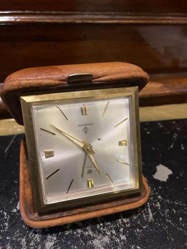 Pair of Vintage Cyma Travelclocks ( working)