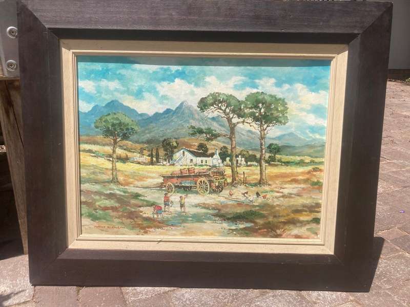 Johnny de Kock Oil on board ( 86 x 70 cm )