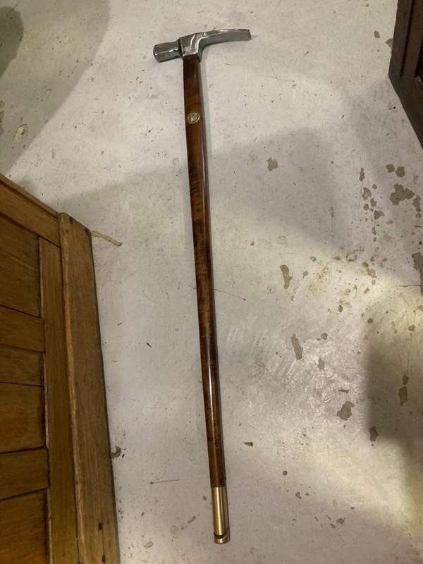 Rare Coalminers Deputy Walking Stick/ Measure Tool ( 89 cm )