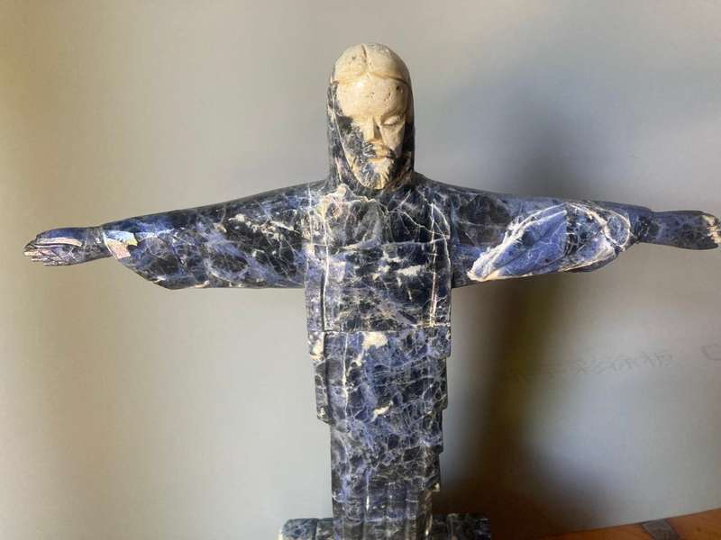 Lapus Lazuli Figurine of Jesus( 35 cm )
