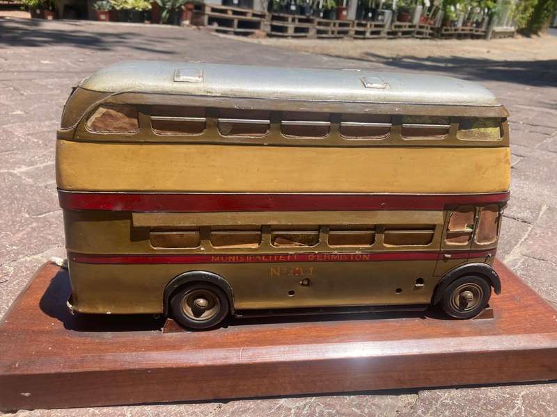 Model of Vintage Germiston Bus (35 x 18 x 10 cm )