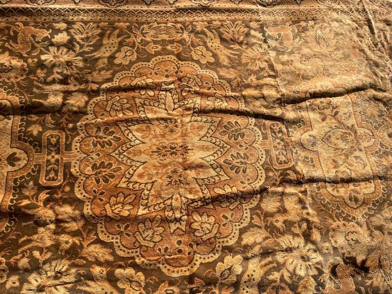 Vintage Wall Hanging Silk Rug ( 260 x 140 cm )