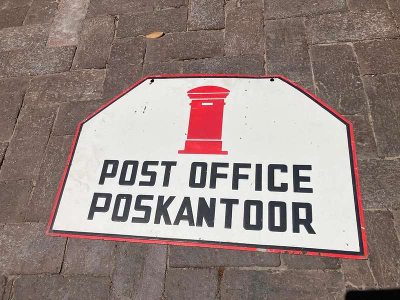 Original Doublesided Poskantoor Sign (60 x 40 cm )