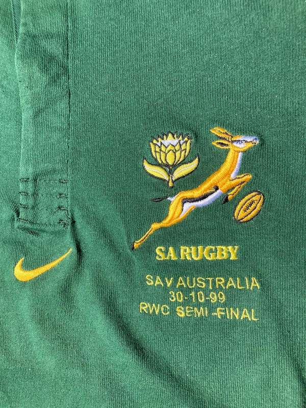 Rugby: Springbok Jersey Worldcup 99