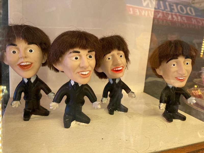 Beatles Remco Dolls in a Display Box circa 1964