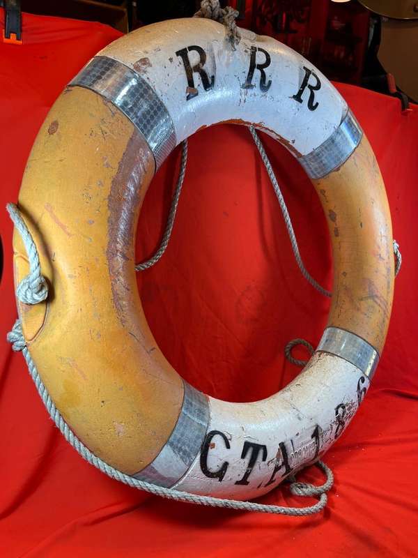 Pair of Life Buoys from a ship