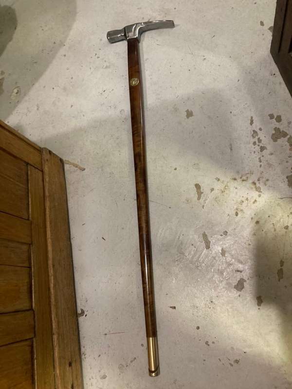 Rare Coalminers Deputy Walking Stick/ Measure Tool ( 89 cm )