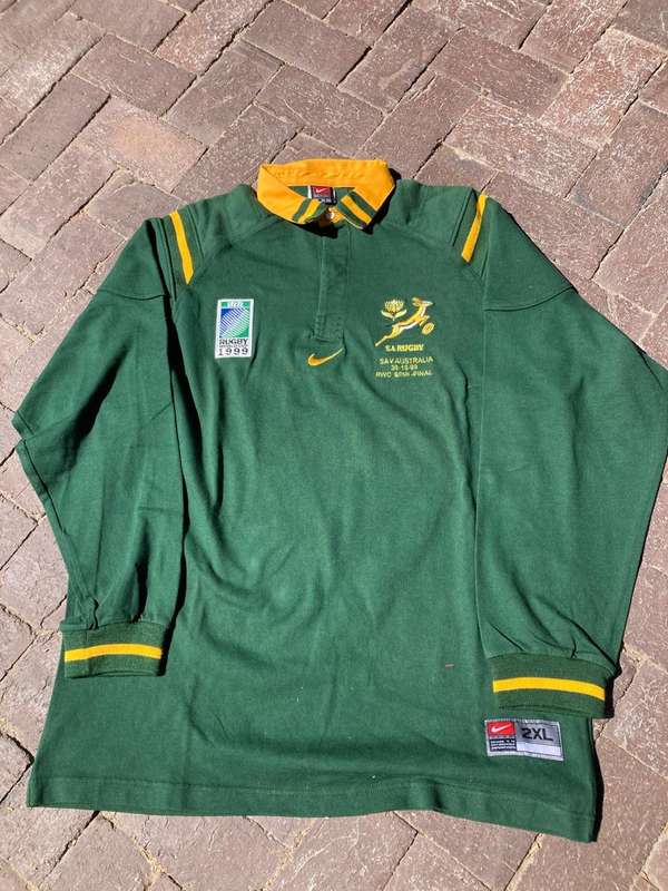 Rugby: Springbok Jersey Worldcup 99