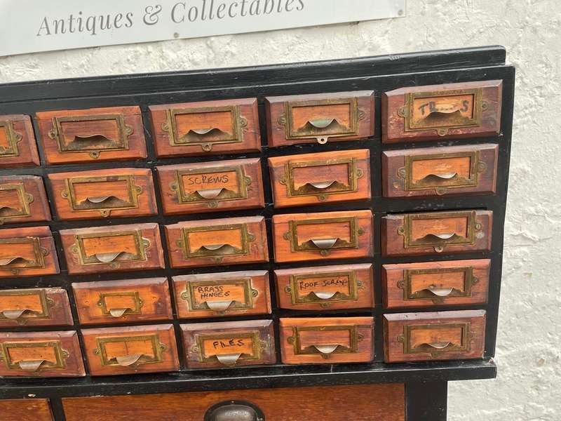 Rare Apothecary Cabinet ( 126 x 126 x 38 cm )