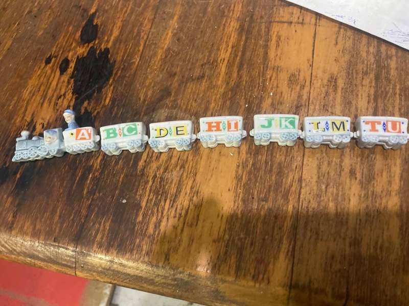 Rare Wade Alphabet Train circa 1958