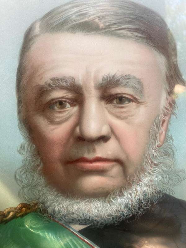 Boer War : Pres. Paul Kruger Print ( 60 x 47 cm )