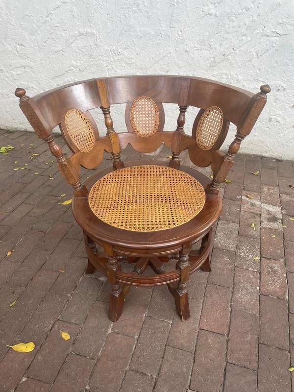 Vintage Stinkwood Tub Chair