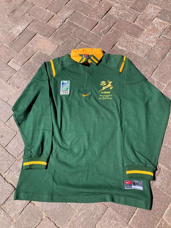 Rugby: Springbok Jersey Worldcup 99