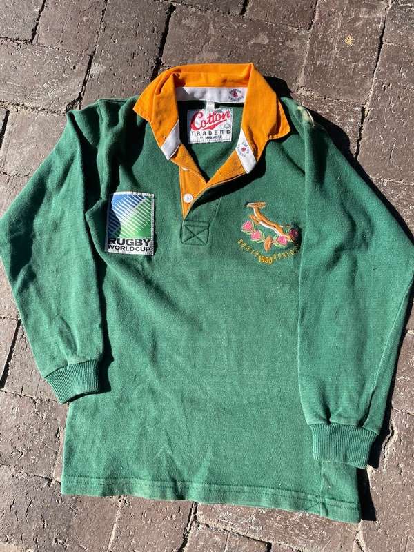 Rugby . Pair of Springbok Worldcup 95 Jerseys