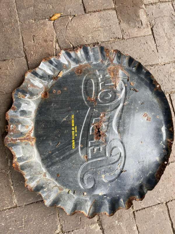 Original Enamel Pepsi Sign