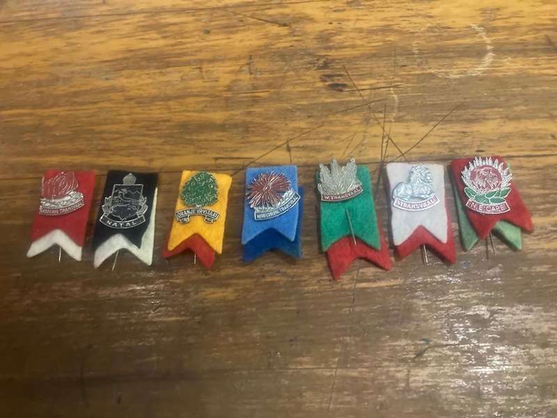 Rugby Pins : Collection of 7 Vintage Rugby Pins