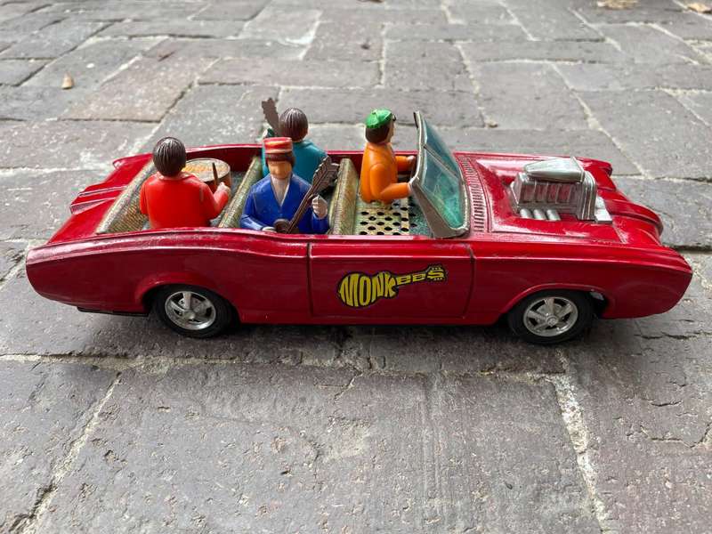 Rare Monkeemobile Tinplate made in Japan