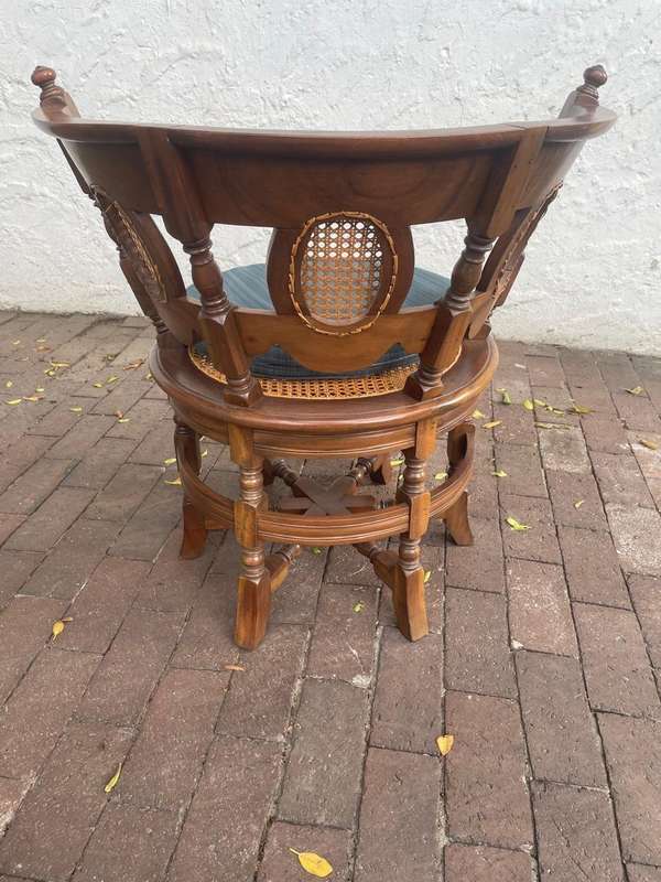 Vintage Stinkwood Tub Chair