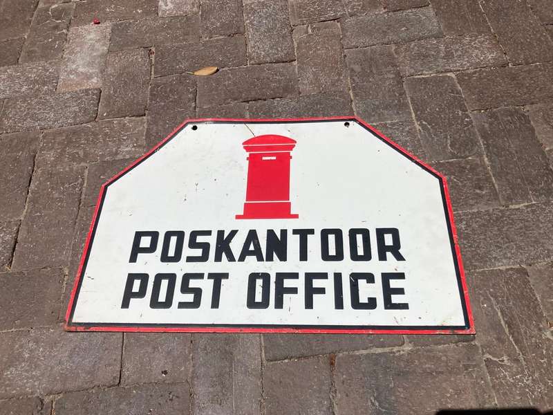 Original Doublesided Poskantoor Sign (60 x 40 cm )