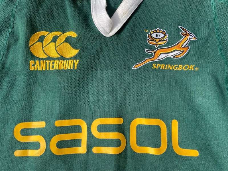 Rugby: Springbok Players Match Jersey : no 3