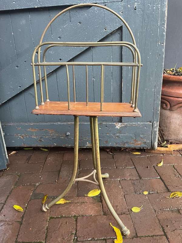 Brass Magazine Rack ( 74 x 45 x 13 cm )