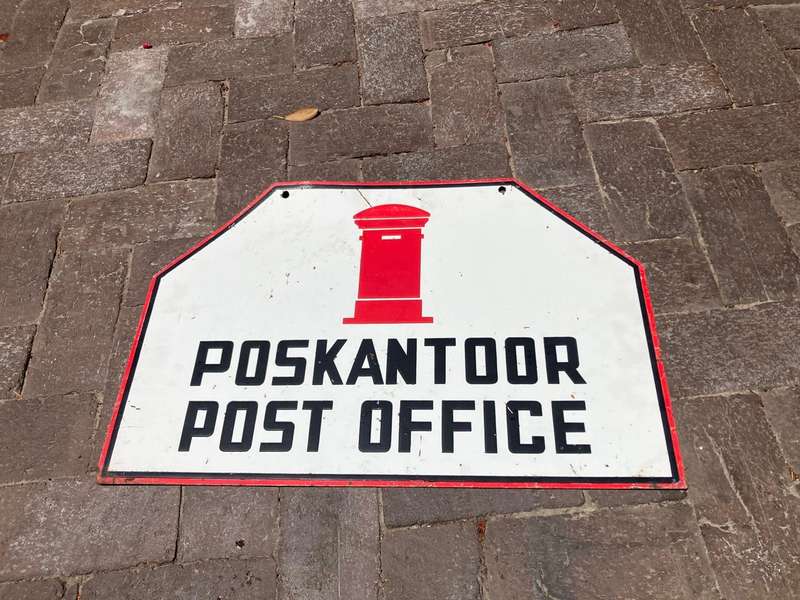 Original Doublesided Poskantoor Sign (60 x 40 cm )