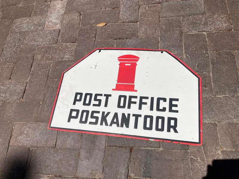 Original Doublesided Poskantoor Sign (60 x 40 cm )