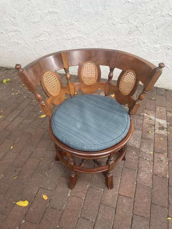 Vintage Stinkwood Tub Chair