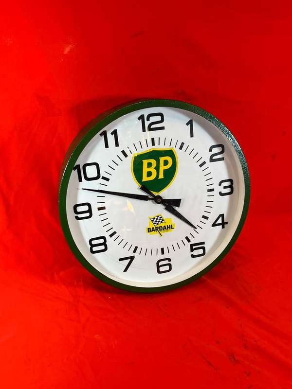 Vintage BP Metal Clock