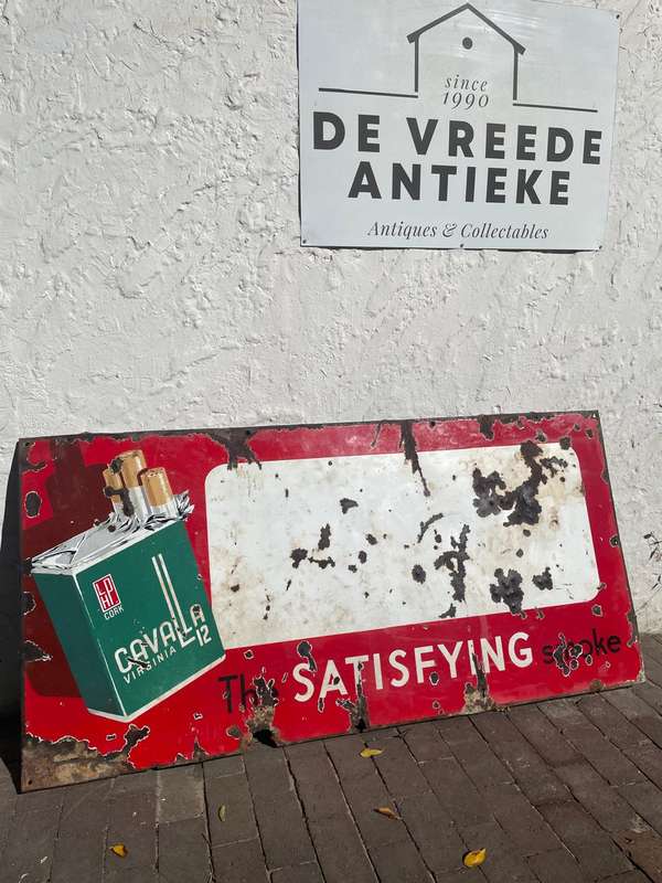 Original Cavalla Cigarette Sign ( 185 x 85 cm )