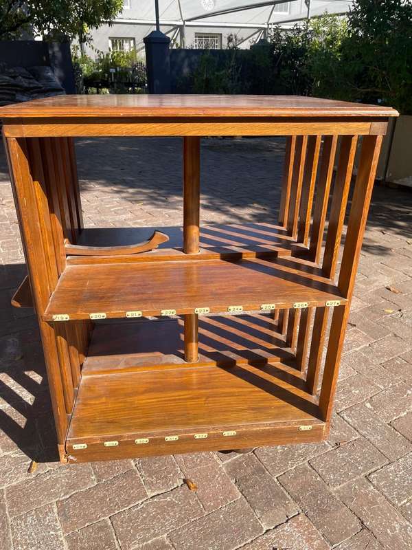 Beatiful Teak Revolving Boodcase ( 90 x 68 x 55 cm )