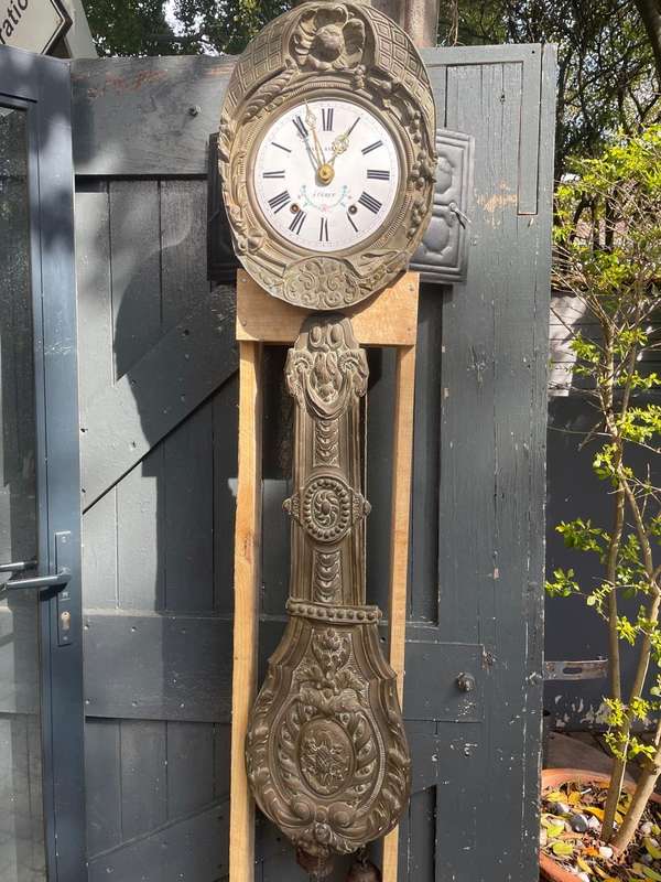 Beautiful Brass French Comtoise Clock ( working)