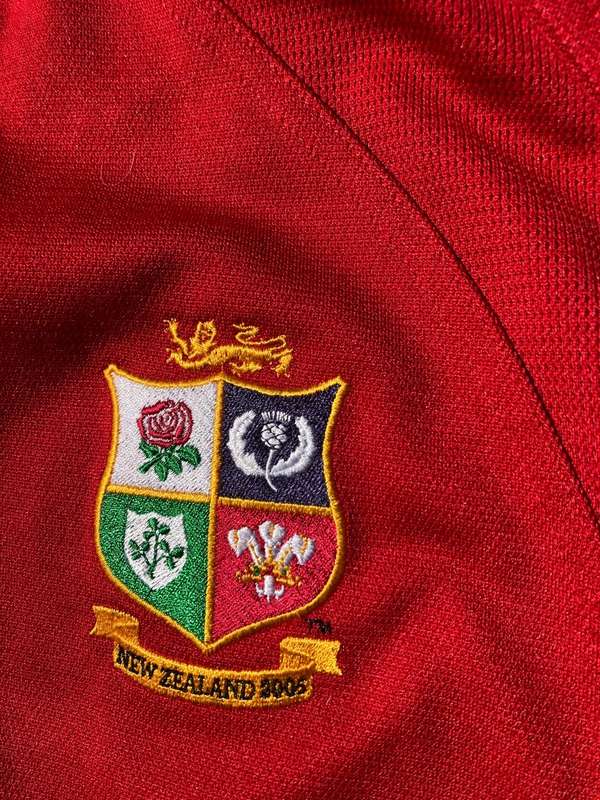 Rigby: British Lions Jersey no 2. 2005 Players Issue Jersey)