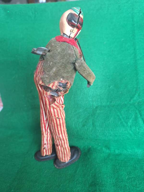 Vintage Windup Clown ( 23 cm )Not working