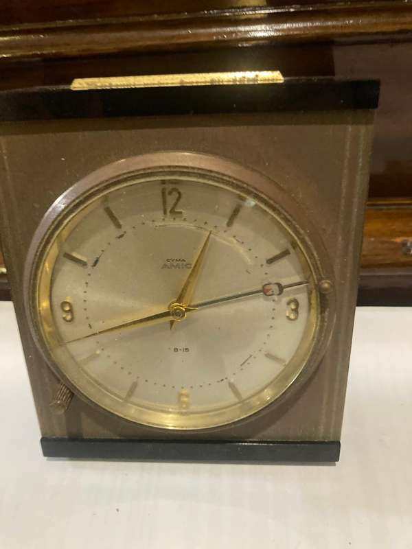 Collection of 10 Vintage Alarm and Travelclocks