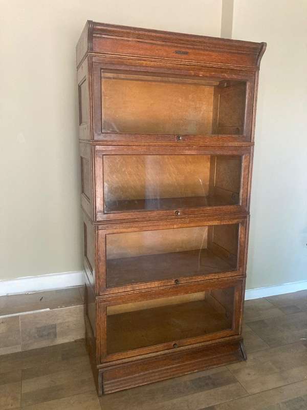 Oak Stack Lawyers Bookcase (170 x 85 x 47 cm ) Yawman & Erbe , Rochester NY