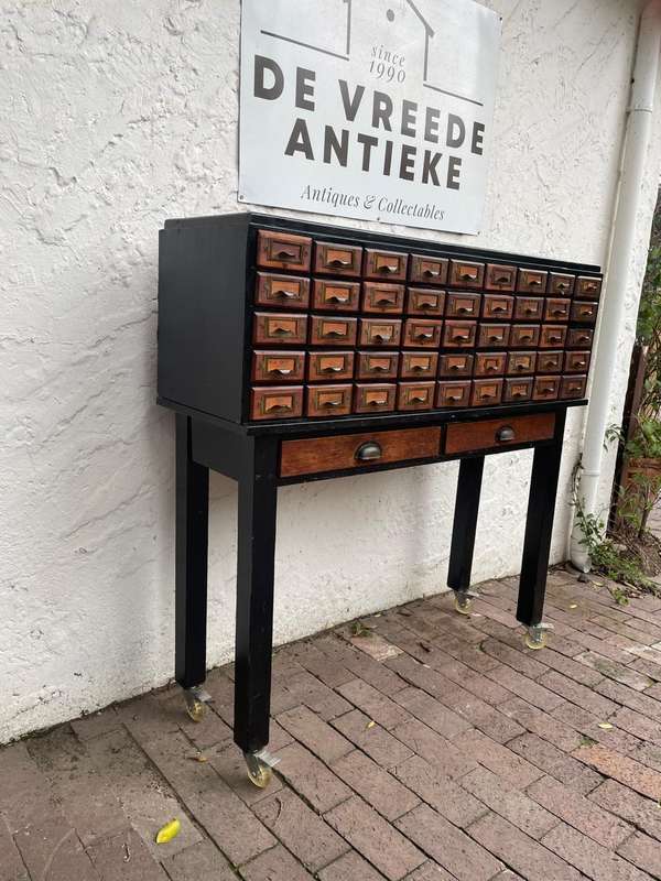 Rare Apothecary Cabinet ( 126 x 126 x 38 cm )