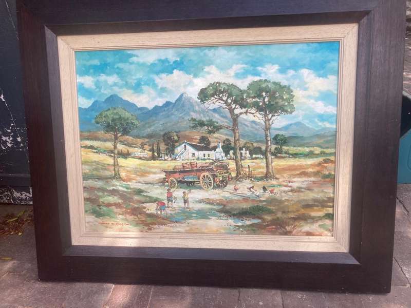 Johnny de Kock Oil on board ( 86 x 70 cm )
