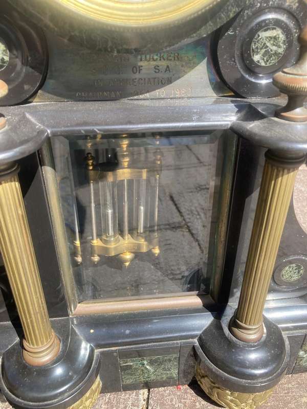 Vintage Slate Clock