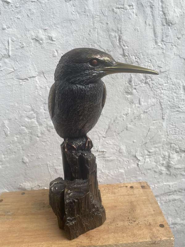 Beautiful Bronze by Giovanni Schoeman: The Kingfisher ( 32 cm )