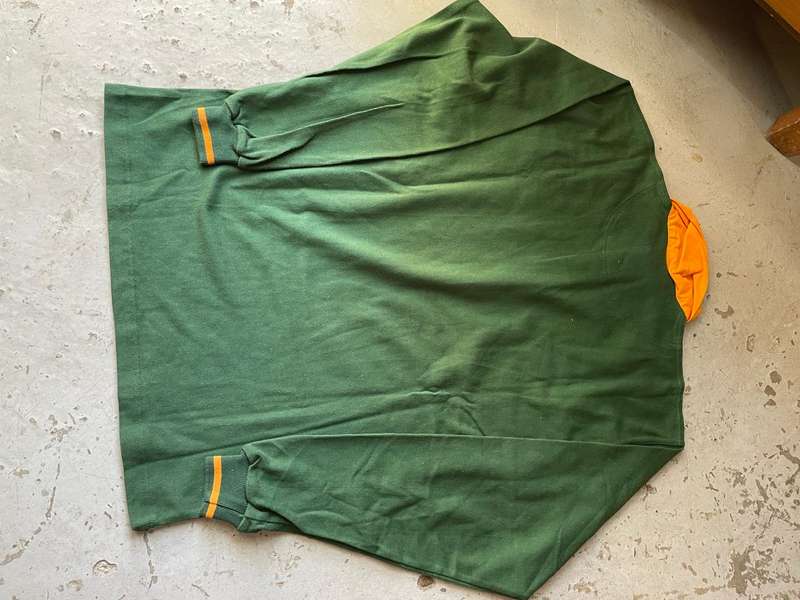 Rugby : Springbok Players Jersey ( SA vs Scotl , 6/12/97 )