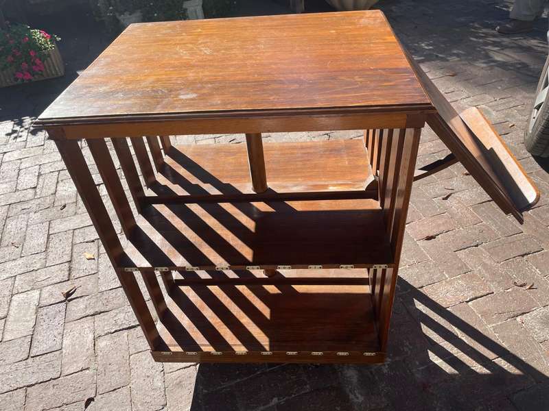 Beatiful Teak Revolving Boodcase ( 90 x 68 x 55 cm )