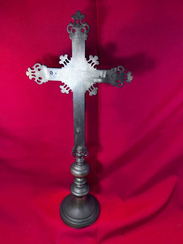 Beautiful Brass and Metal Church Crucifix ( 52 cm )
