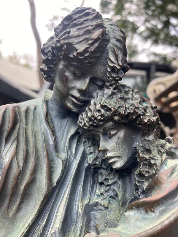 Bronze : Joseph Bofill , Juntos por el Camino, 1942 ( 42 cm )