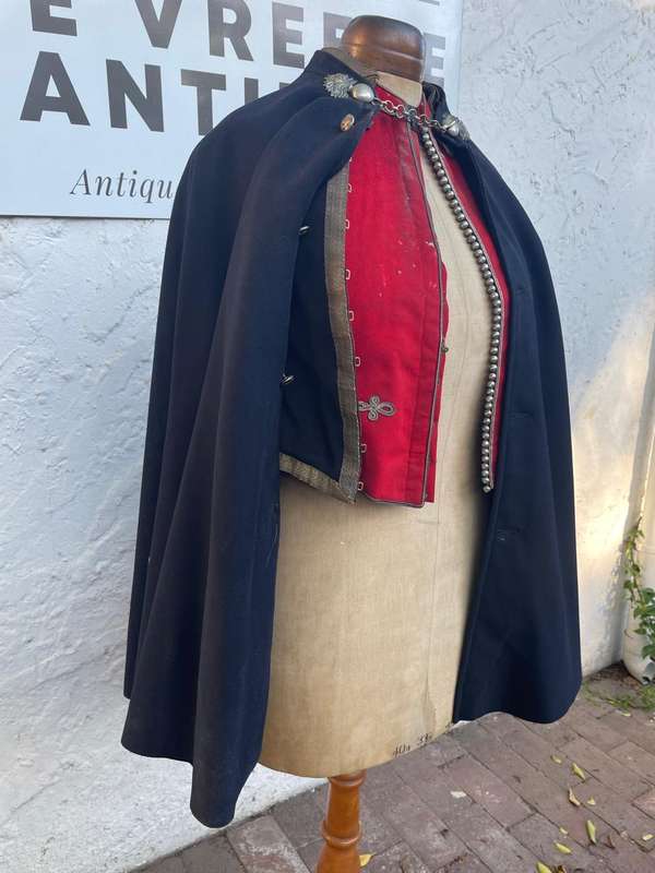 Victorian Army Officers Waistcote and Jacket plus Royal Artillery Dress Cape
