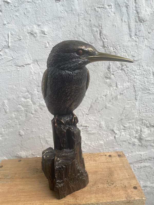 Beautiful Bronze by Giovanni Schoeman: The Kingfisher ( 32 cm )