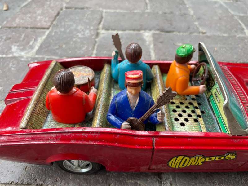 Rare Monkeemobile Tinplate made in Japan
