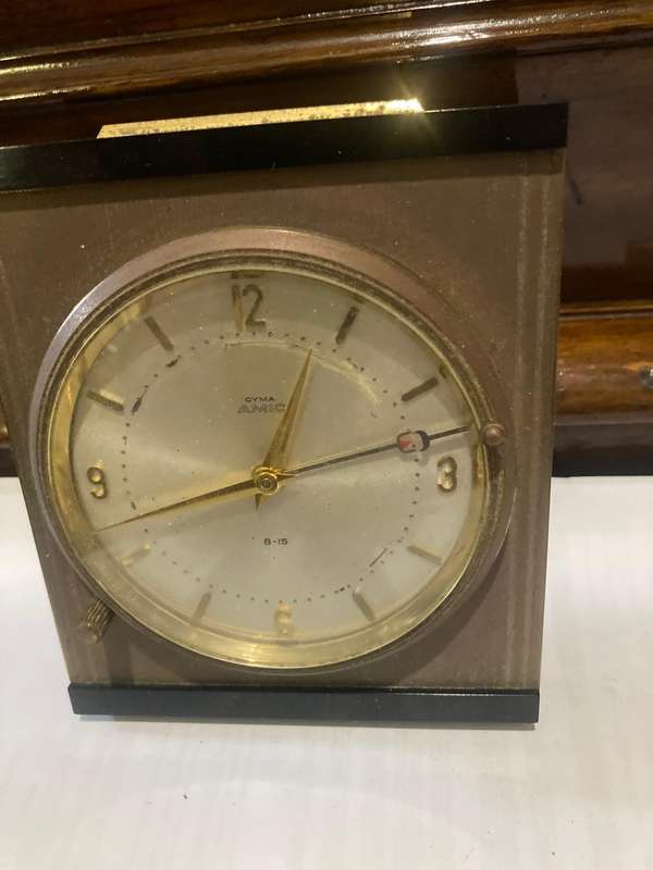 Collection of 10 Vintage Alarm and Travelclocks